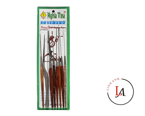 Bộ tai Nghĩa Vina vỉ gỗ cẩm lai